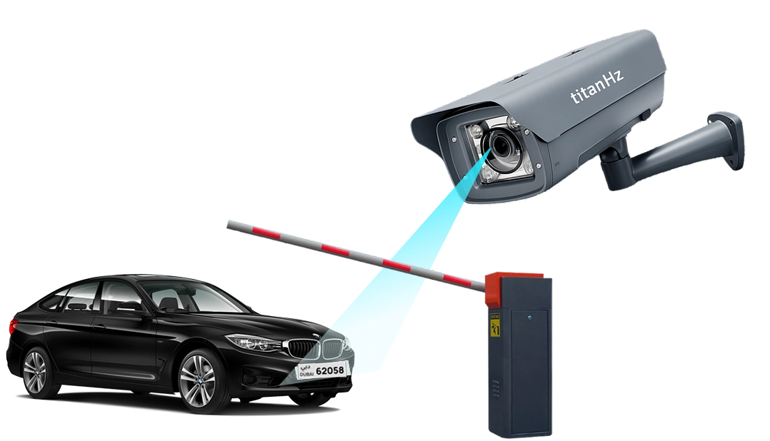 TitanHz ANPR Pay Parking Barrier Gate System