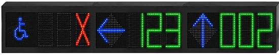 TitanHz IB-MWY090-2-6I Indoor Three-Way Guidance Display
