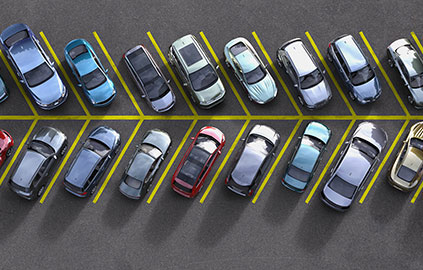 anpr system monitoring parking zone to track and manage parked cars for efficient parking management