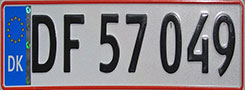 danish-number-plate