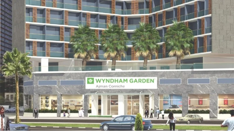 Wyndham Garden Ajman equipped with Dubai government certified ANPR for vehicle surveillance.