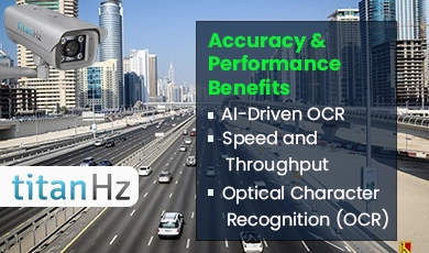 TitanHz SIRA-certified and Dubai Police-approved AI-powered ANPR system for accurate, real-time vehicle recognition and security.