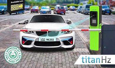 titanhz sira-certified anpr camera for pay parking management automatic vehicle entry and security enforcement.